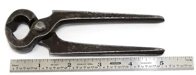 5  Unbranded Blacksmith - Farrier Nipper Pliers / Vintage Hand Tool / CV Tools • $15