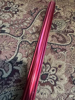 ! VINTAGE 7/8  NOS FLUTED ALLOY SEAT POST 12  Long SEATPOST RED  BMX EXC COND. • $35