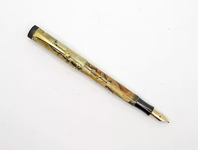 Vintage Pearl And Black MERCEDES Fountain Pen • $85