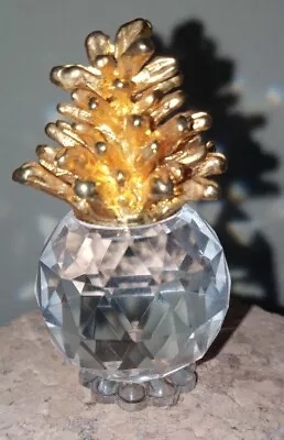 Miniture Crystal Pineapple Gold Leaves  2.5  • $10