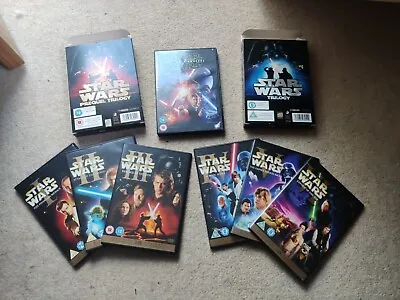 £9.99 • Buy Star Wars Dvd Boxset - Prequel & Original Trilogies Plus The Force Awakens