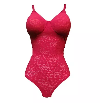 Flexees By Maidenform Firm Control Allover Lace Bodysuit Style 3008 • $23.99