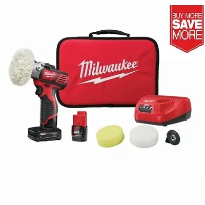 Milwaukee 2438-22X M12 3  Spot Polisher Kit With 2 Batteries Brand New! • $235.49