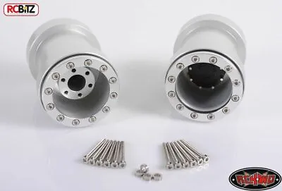 Universal Monster Truck Beadlock Wheels V2 For Clod Buster ALUMINIUM Z-W0004 • £136.49