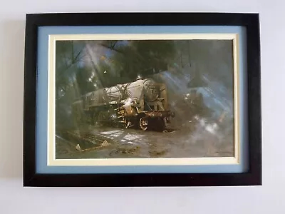 David Shepherd Steam Train Print 'On Shed - As We Remember Them' FRAMED • £25.95