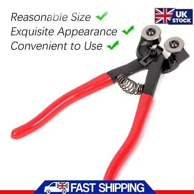 Anti-rust Stained Wheeled Mosaic Glass Ceramic Cutter Nipper Tile Plier Tool • £11.89