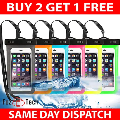 Waterproof Pouch Underwater Swimming Pool Floating Case Dry Bag For Mobile Phone • £4.99