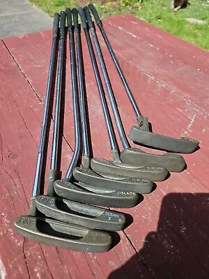 Lot Of 7 Vintage Ping Putters Great Condition Some Need Grip Replacement  • $75