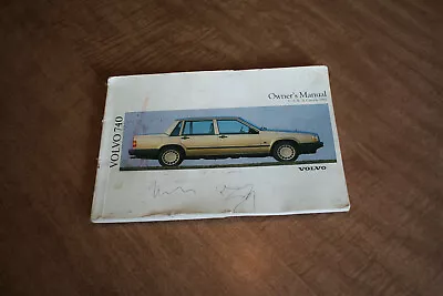 Used 1991 Volvo 740 Owners Manual USA Canada Genuine OEM Factory See Pix!! • $6.99