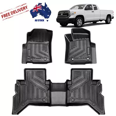 All Weather Car Floor Mat Carpet Liner For Toyota Hilux Dual Cab Auto 2016-2022 • $109.95