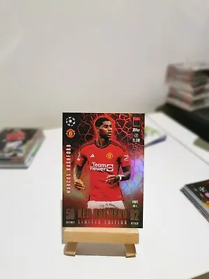 LIMITED RED HOT HERO RASHFORD Match Attax EXTRA 2023/2024 Champions League 23/24 • £1.10