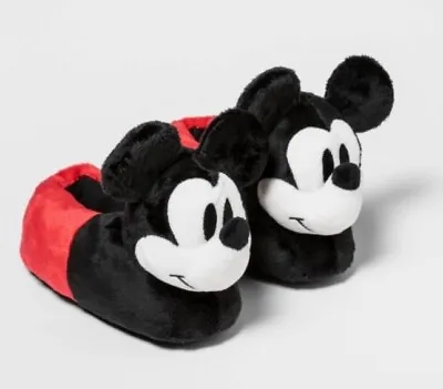 Disney Retro 100 Mens Mickey Mouse Slippers Kids • $18.99