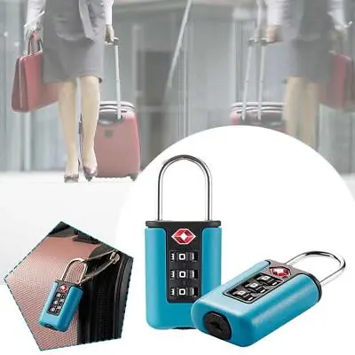 $5.39 • Buy Travel Lock TSA Customs Combination Code Lock Padlock Zipper For Luggage M2O3