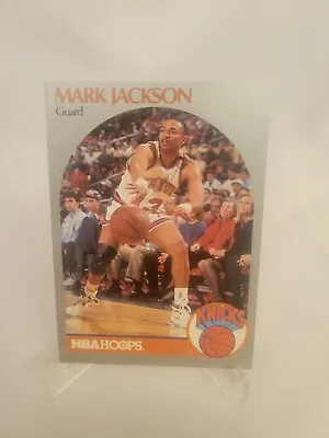 Mark Jackson 1990- 91 NBA Hoops With Mendez Brothers Background #205 • $49.99
