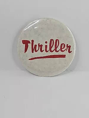 Vintage Thriller Red Letters Pin/Button - 2  Button • $5.99