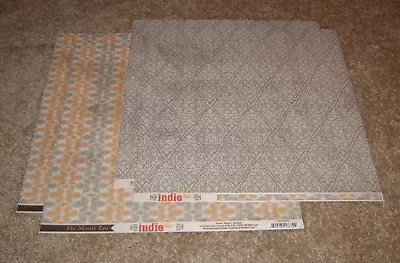 My Mind's Eye Indie Chic  Saffron  Double Sided Cardstock Papers ~  Dreams  Silk • $2.99