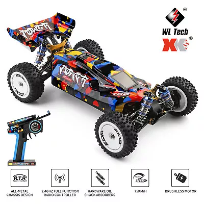 WLtoys XKS124007 1/12 2.4GHz 4WD 75KM/H Brushless High Speed Off-Road Race Truck • $207.99