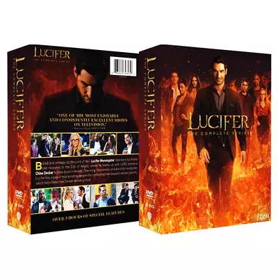 Lucifer: The Complete Series Season 1-6 DVD 20-Disc Box Set Brand New & Sealed • $24.99