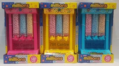 £11.95 • Buy 21cm Mini Millions Sweet Candy Dispenser Machine, 3 Mini Bags Flavoured Candies