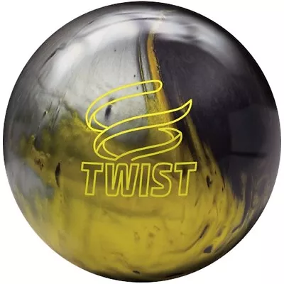 Brunswick Twist Black/Gold/Silver Bowling Ball • $78.95