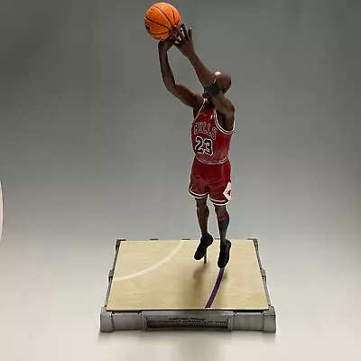 Michael Jordan 1998 NBA Finals Last Shot Statue Upper Deck Pro Shots Ultimate • $298.81