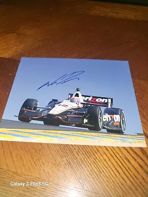 2010 WILL POWER Signed INDIANAPOLIS 500 8  By 10  PHOTO PENSKE INDY CAR Tb • $5