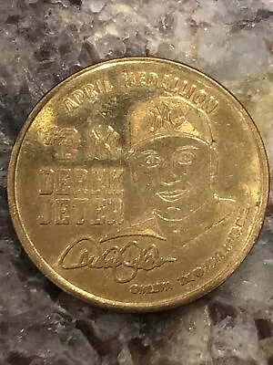 $11.50 • Buy Derek Jeter April Medallion Coin - # 2 - Great Souvenir For A Big Yankee Fan!