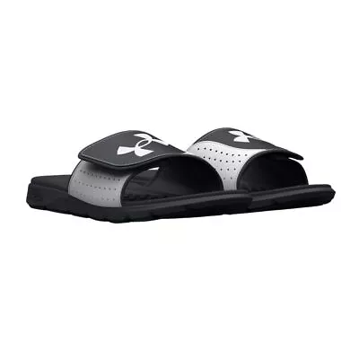 Under Armour Mens Ignite Pro Slide Athletic Sandals 3026023-00 - Black/White • $29.95