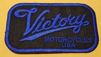 Victory Motorcycles USA Worldwide Shipping Embroidered Patch * • $7.60