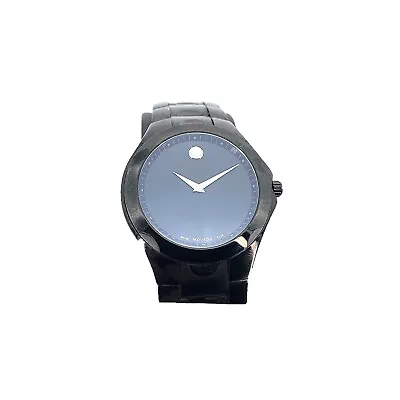 Movado Sapphire Collection Black PVD Men's Watch - 606307 • $1000