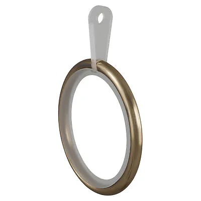 Rothley Baroque 25mm Curtain Rings - Brass/Copper/Black - Pack Of 10 • £3.47
