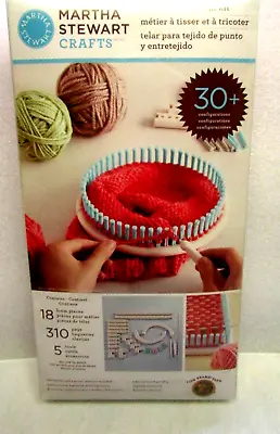 New KNIT & WEAVE LOOM KIT By Martha Stewart Crafts 30+ Configurations  • $19.99