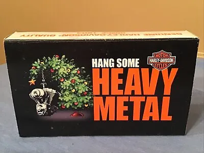 Harley-Davidson Christmas Ornaments  Set Of 3 Heavy Metal • $25