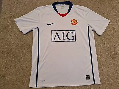 Classic Manchester United 2009-2010 Mens M Medium Nike 3rd Third Football Shirt • $69.12