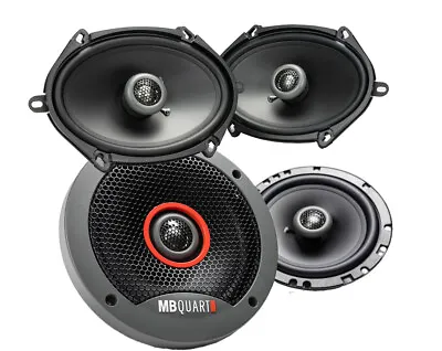 (2) MB QUART FKB116 6.5  240 Watt 2-Way Car Speakers+(2) 6x8  200w Speakers • $63.99