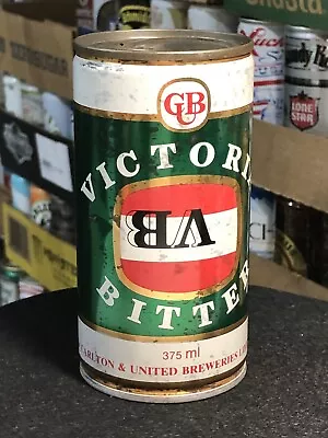 Vintage 12.7oz VICTORIA BITTER ~UPSIDE DOWN MISPRINT~ SS Beer Can Australia • $12.95