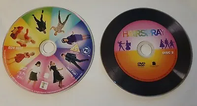  Hairspray (2007 2x Disc) DVD Musical Comedy John Travolta Zac Efron CD  Only • £2.20