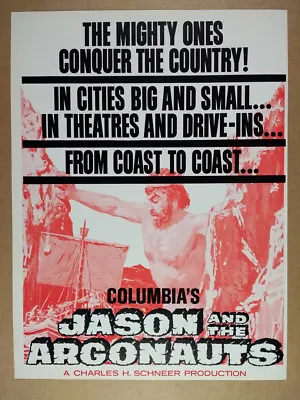 1963 Jason And The Argonauts Movie Promo Vintage Trade Print Ad • £9.63