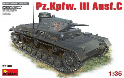 1/35 Miniart Panzer Pz.Kpfw.III Ausf C • $56.91