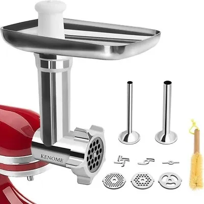 Kenome Metal Food Grinder Attachment Stand Mixer Attachment For KitchenAid Mixer • $34.90