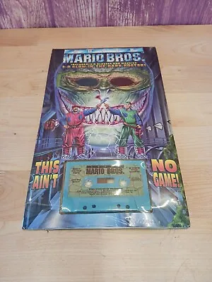 Super Mario Bros 3D Audio Poster Pack Cassette Sealed Rare Nintendo Walt Disney • $45