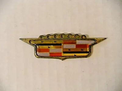 Vintage Cadillac Gold Crest Metal Trunk Emblem • $100