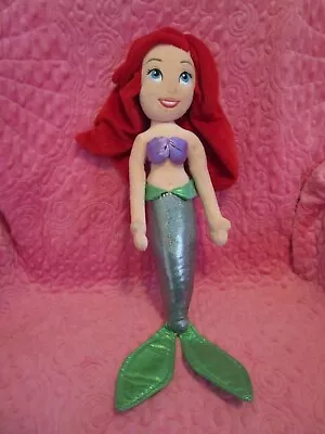 Disney Store Little Mermaid Ariel Princess 20” Soft Plush Toy Doll Retired • $21