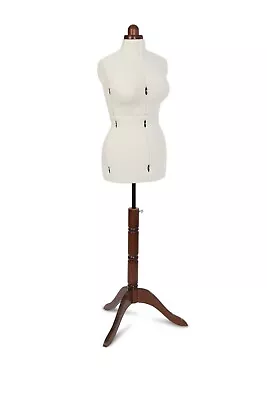 Lady Valet Premium Adjustable Tailors Dress Makers Mannequin Form - Made In UK • £219.99