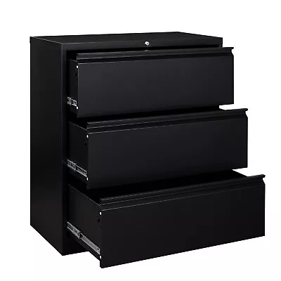 Metal Lateral File Cabinet 3 DrawerMetal Storage File Cabinet With Lock • $179.99