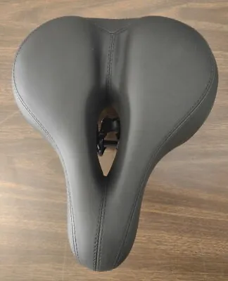 Bike Bicycle Saddle Seat Extra Wide Comfort Gel Cushion Soft Pad Sporty • $13