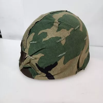 US Vietnam War M1 Steel Combat Helmet With Liner Mitchell Cover Original 1965 • $249.99