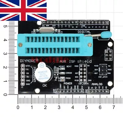 £8.49 • Buy AVR ISP Shield Burning Burn Bootloader Programmer For Arduino UNO R3 UK