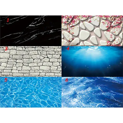 $28.08 • Buy 1PCS 3D HD Aquarium Landscape Poster Fish Tank Backdrop Decor Background Sticker