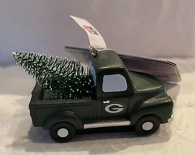 Packers Truck With Tree - Christmas Tree Holiday Ornament - FREE SHIPPING • $13.77